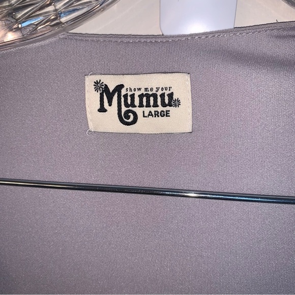 Show Me Your MuMu Noelle Wrap Maxi Dress L - Picture 3 of 10